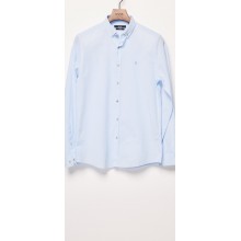 Мужская брендовая рубашка AVVA B002109 11 LACIVERT DARK BLUE